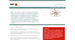 Desktop Screenshot of bibbyline.co.uk